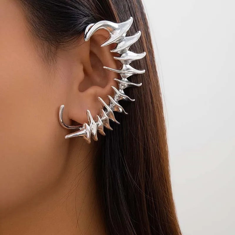 SPIRE Ear Cuff-earring-SAINT CHIC