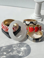 THE CREST Bangle Collection-bracelets-SAINT CHIC