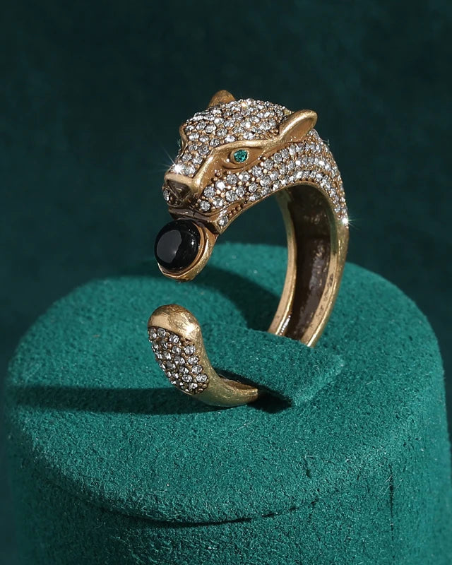 PANTHERA Leopard Cocktail Ring