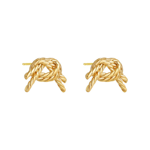 SCULPTURA Vintage Twist Earrings