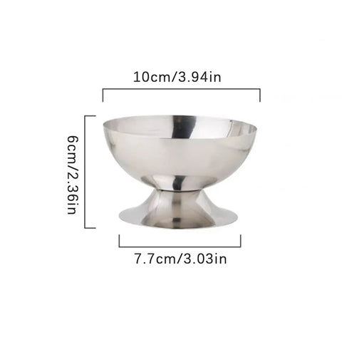 MODE Stainless Goblet Cups – Modern Dessert & Ice Cream Stemware