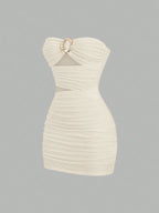 TORQUE Ruched Mini Dress