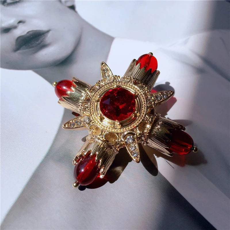 REGALIA Gemstone Brooch