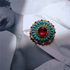 REGALIA Gemstone Brooch
