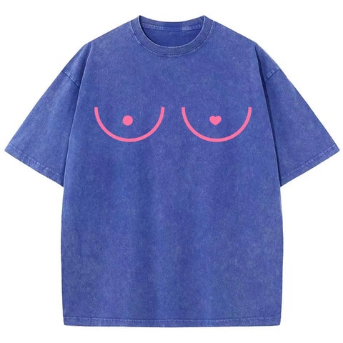 BOOBIES Vintage Washed Tee