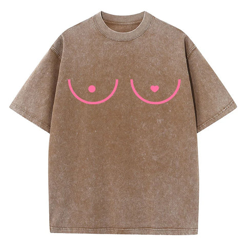 BOOBIES Vintage Washed Tee