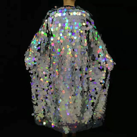 SOLSTICE Sequin Duster Coat