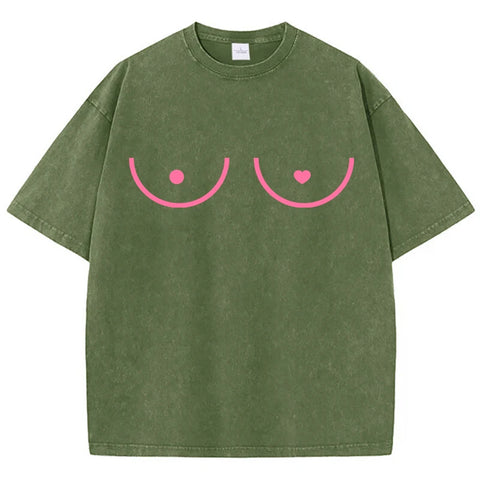 BOOBIES Vintage Washed Tee