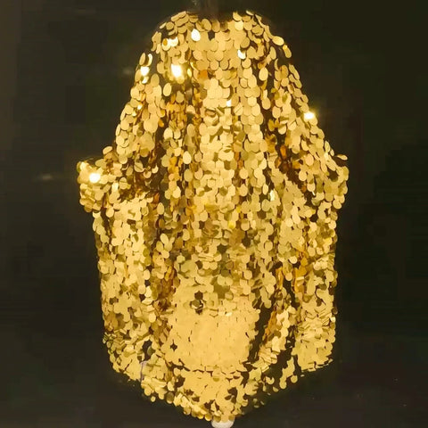 SOLSTICE Sequin Duster Coat