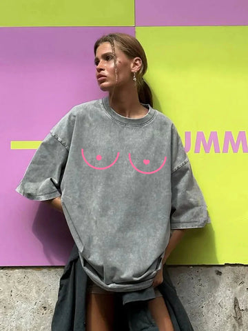 BOOBIES Vintage Washed Tee