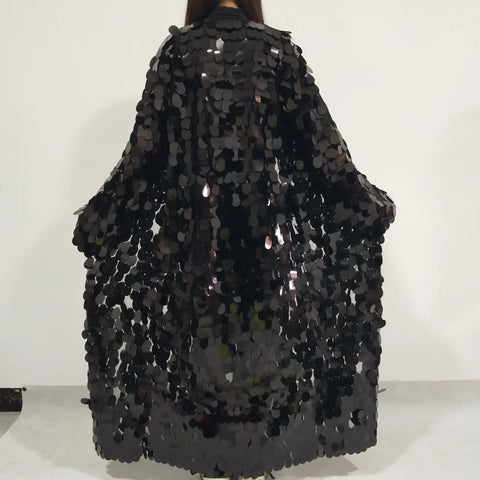 SOLSTICE Sequin Duster Coat