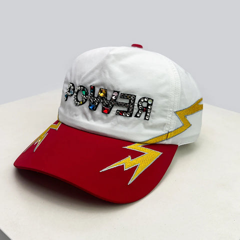 POWER SURGE Rhinestone Lightning Cap