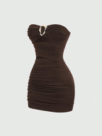 TORQUE Ruched Mini Dress