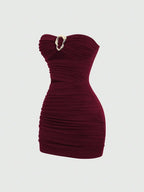 TORQUE Ruched Mini Dress