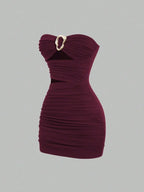 TORQUE Ruched Mini Dress