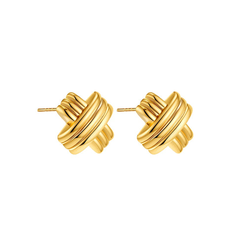 SCULPTURA Vintage Twist Earrings