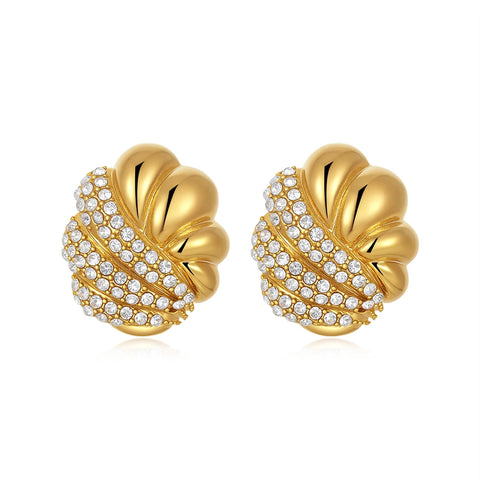SCULPTURA Vintage Twist Earrings