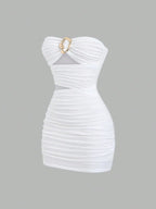 TORQUE Ruched Mini Dress