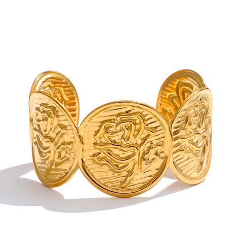 MEDALLION Bracelet Cuff