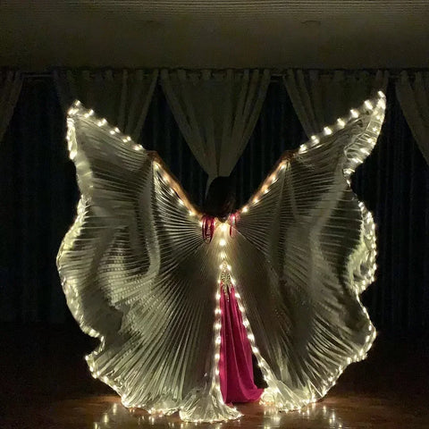 Phantom Wings LED Cape – Adult Light-Up Performance Costume