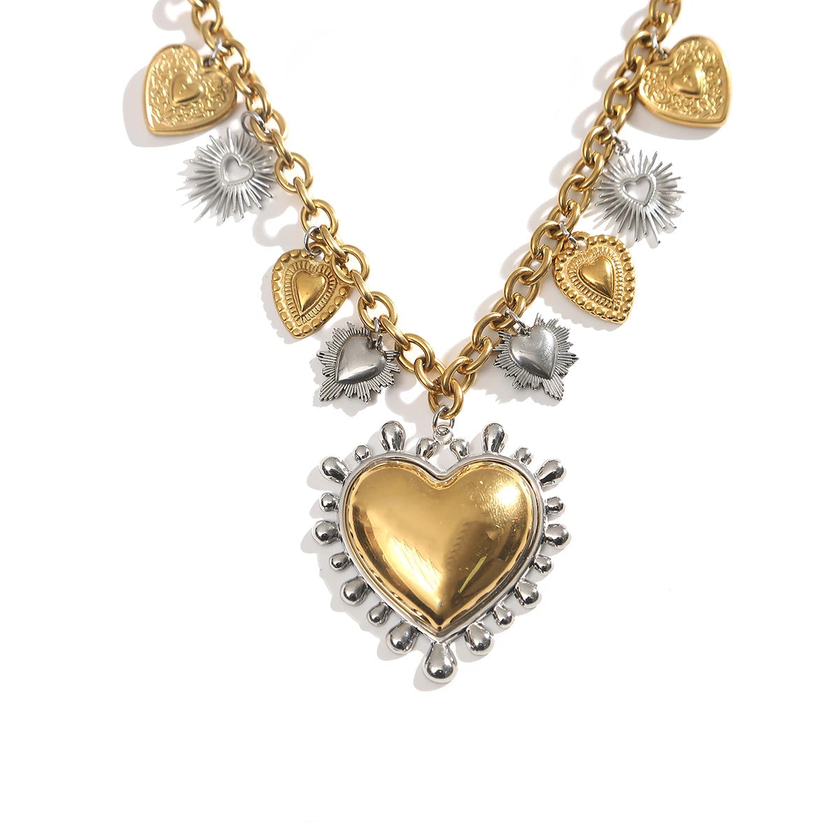 SACRÉ Heart Charm Necklace