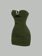 TORQUE Ruched Mini Dress