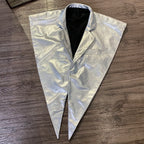STRUCTURED Leather Shawl Collar