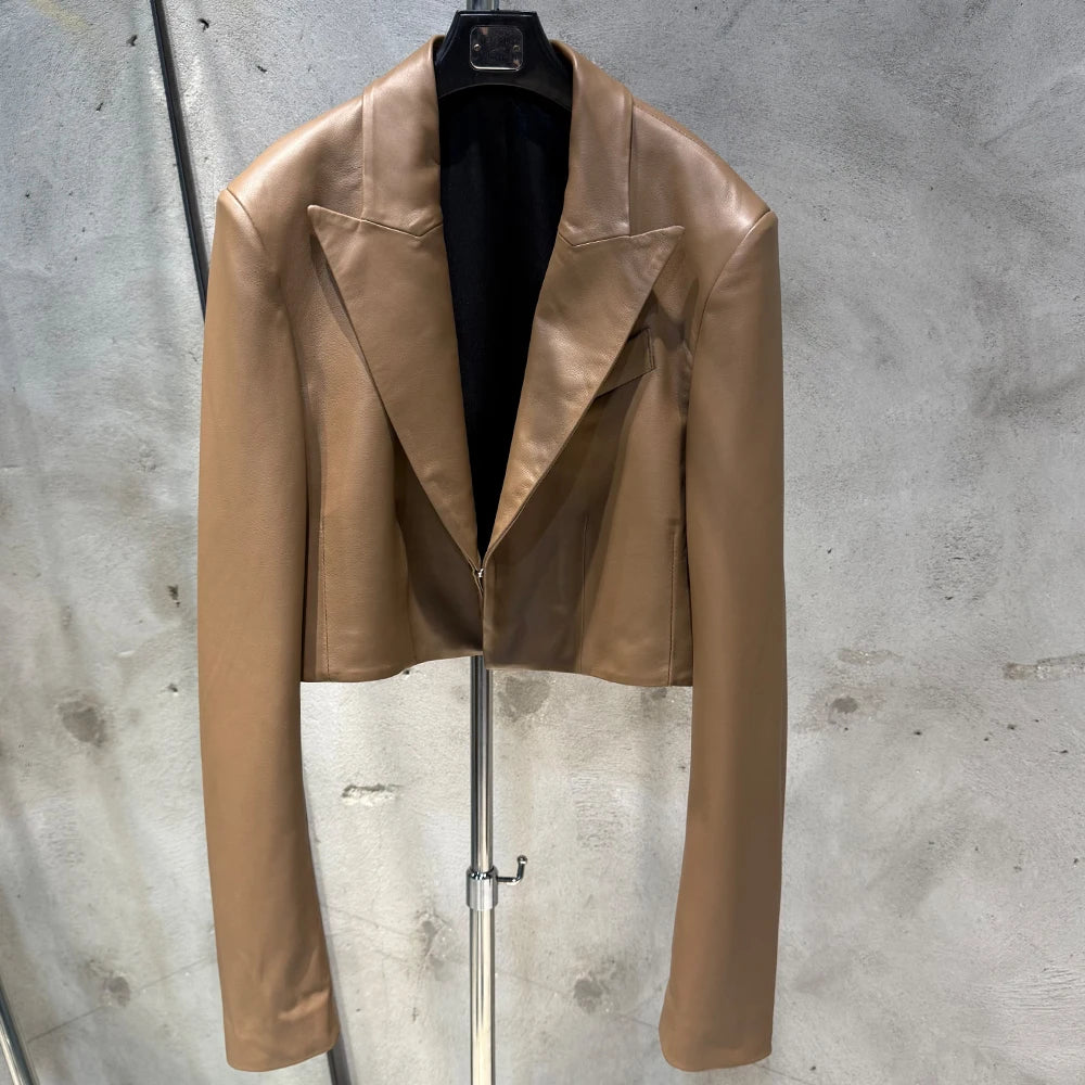 SHOULDER Sheepskin Blazer Image secondaire du produit