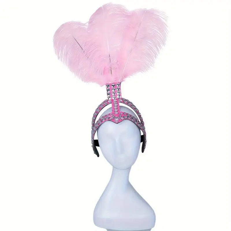 SHOWGIRL Ostrich Feather Headdress