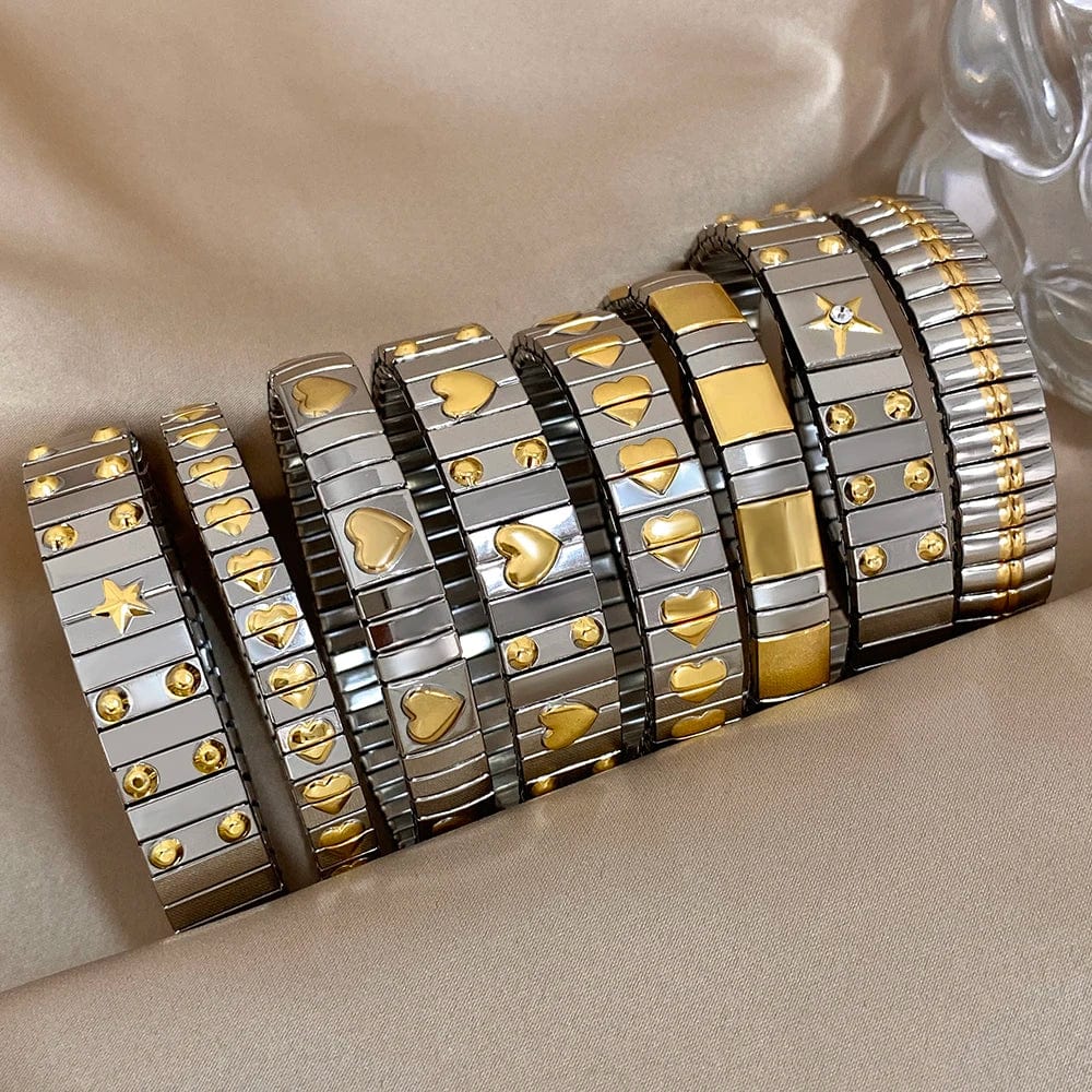VETTE Stack Bracelets-Bracelet-SAINT CHIC Image principale du produit