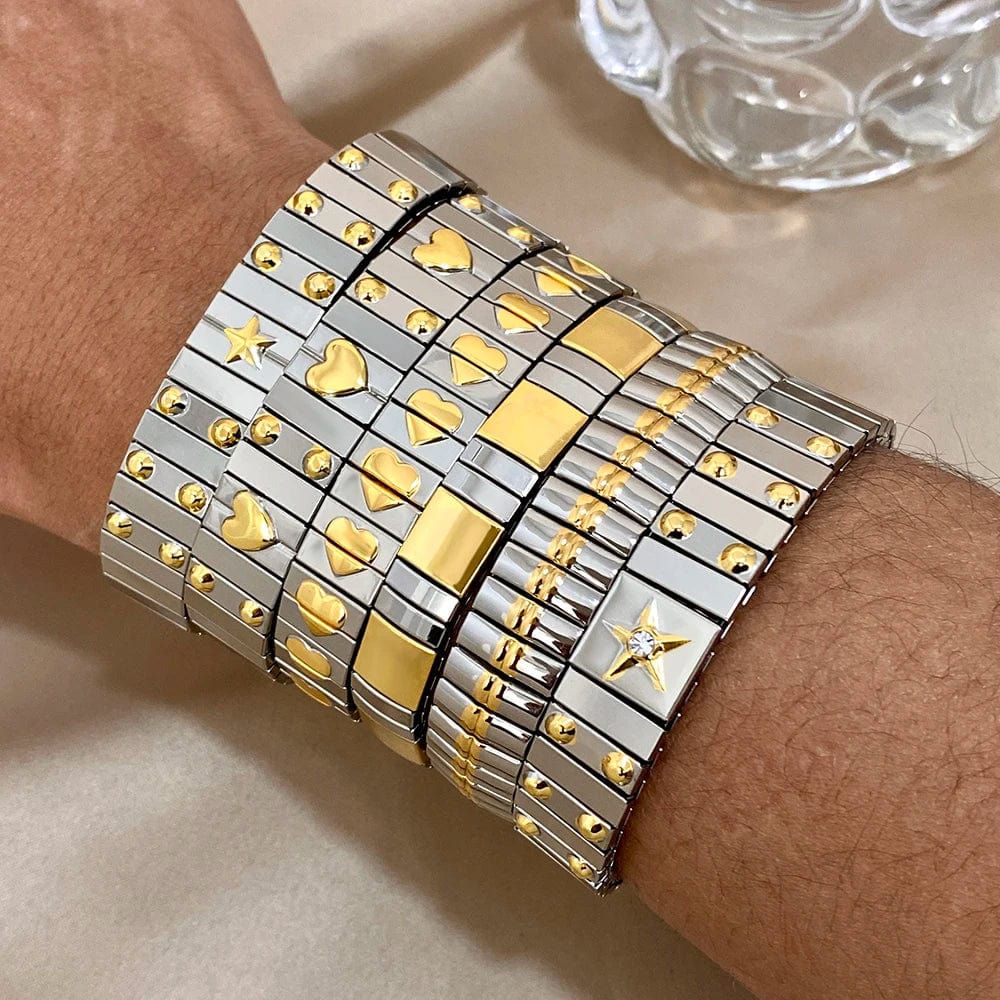 VETTE Stack Bracelets-Bracelet-SAINT CHIC
