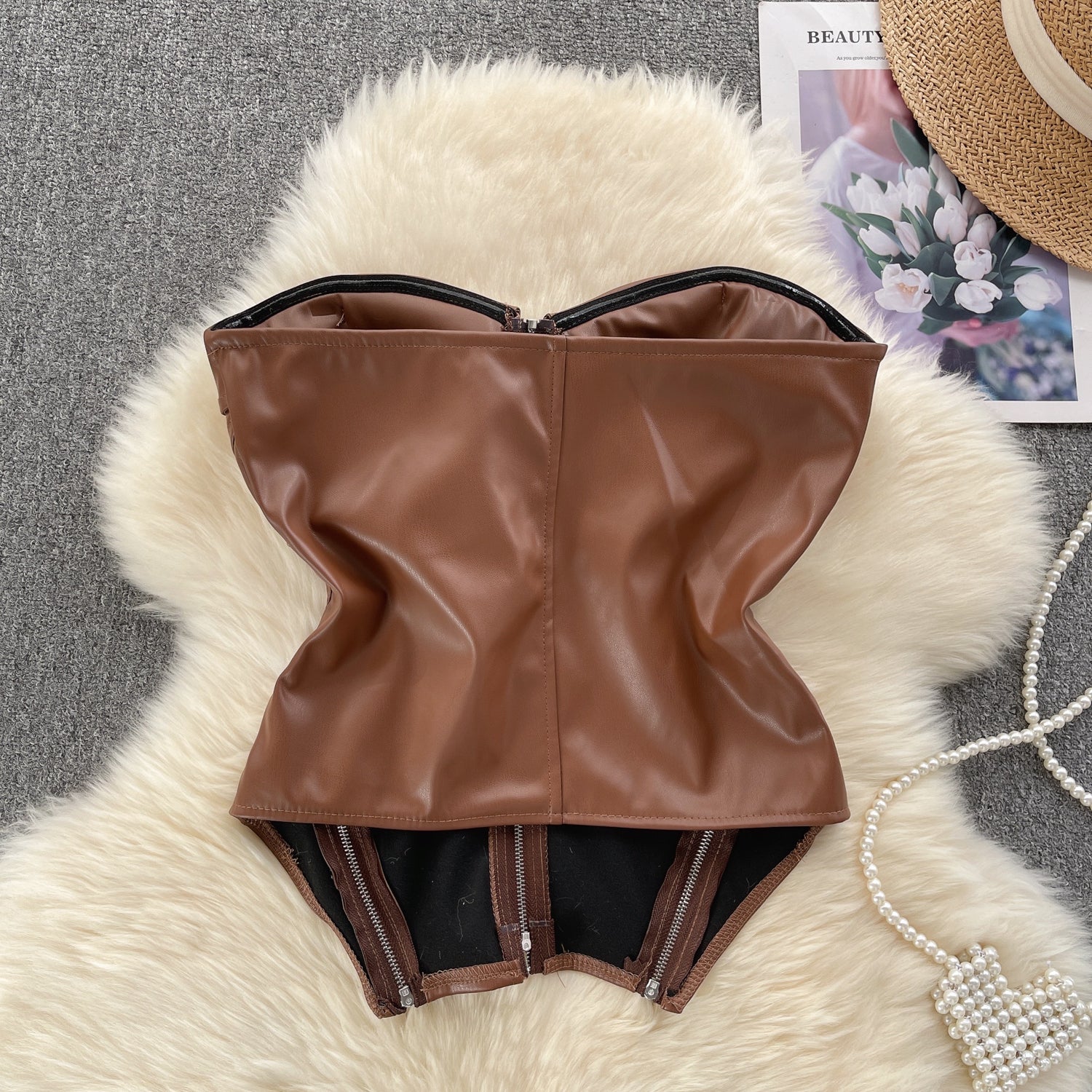 VIXEN Zip Corset Image secondaire du produit