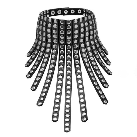 Western Fashion necklace STUD Fringe Choker