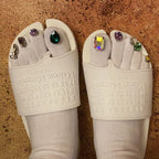 FIVE FINGER Toe Socks-Socks-SAINT CHIC-White-SAINT CHIC
