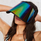 PAPARAZZI VISOR® 1.0 – Black Rainbow Lens Sun Shield-Hats-SAINT CHIC-SAINT CHIC