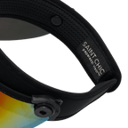 BLACK PAPARAZZI VISOR® 2.0 – Original Rainbow Lens UV Sun Shield with UPF 50+-Hats-SAINT CHIC