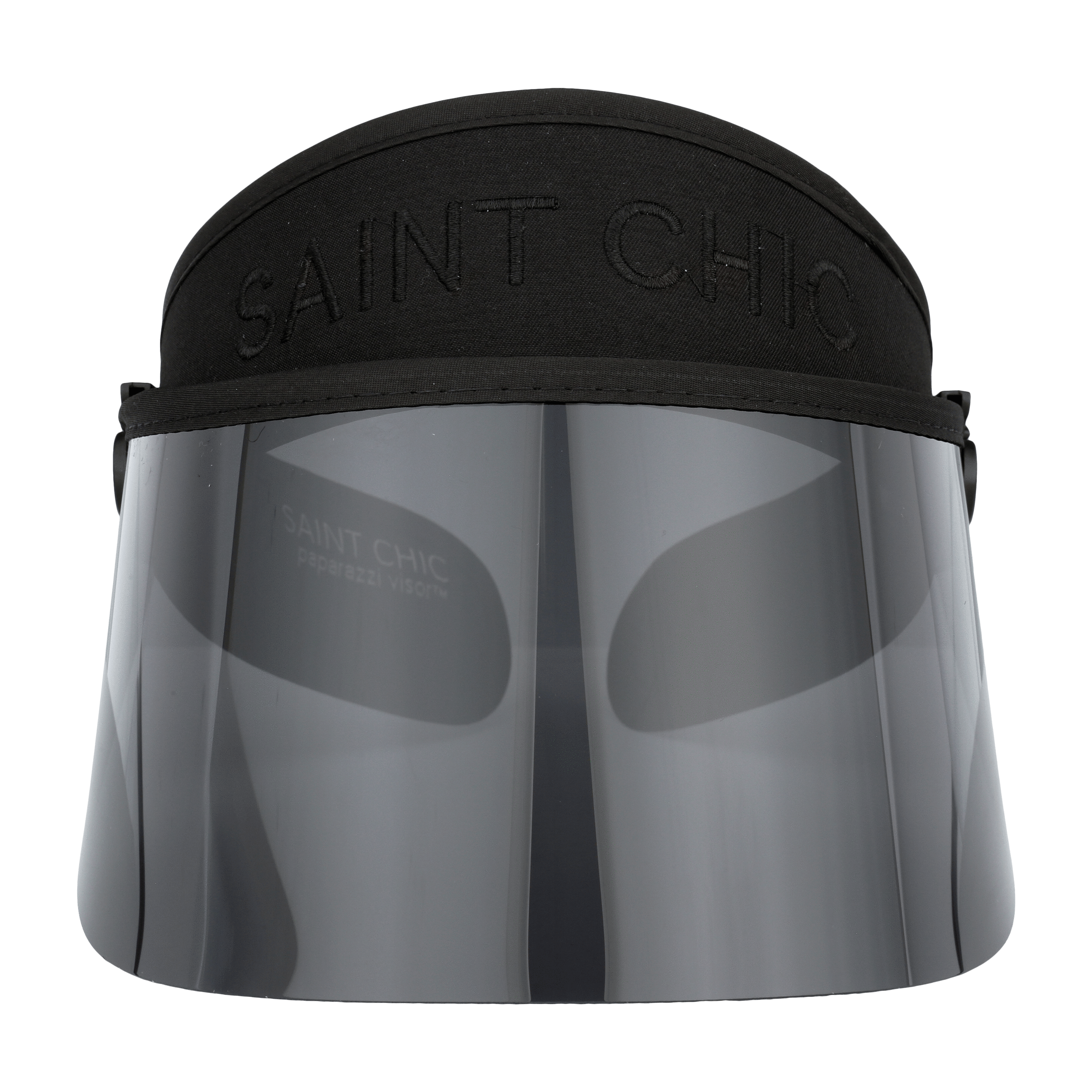 BLACKOUT Paparazzi Visor® 2.0 – All-Black Sun Shield-Hats-SAINT CHIC