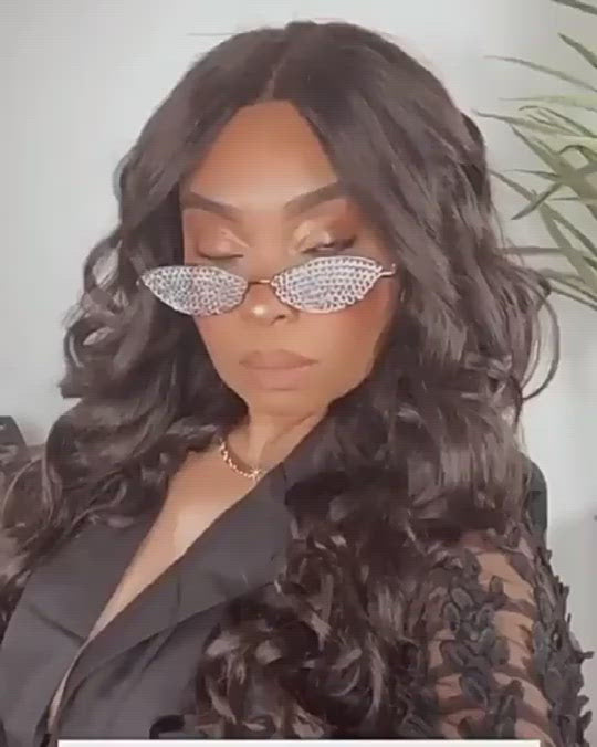 CAT-EYE Rhinestone Sun Glasses