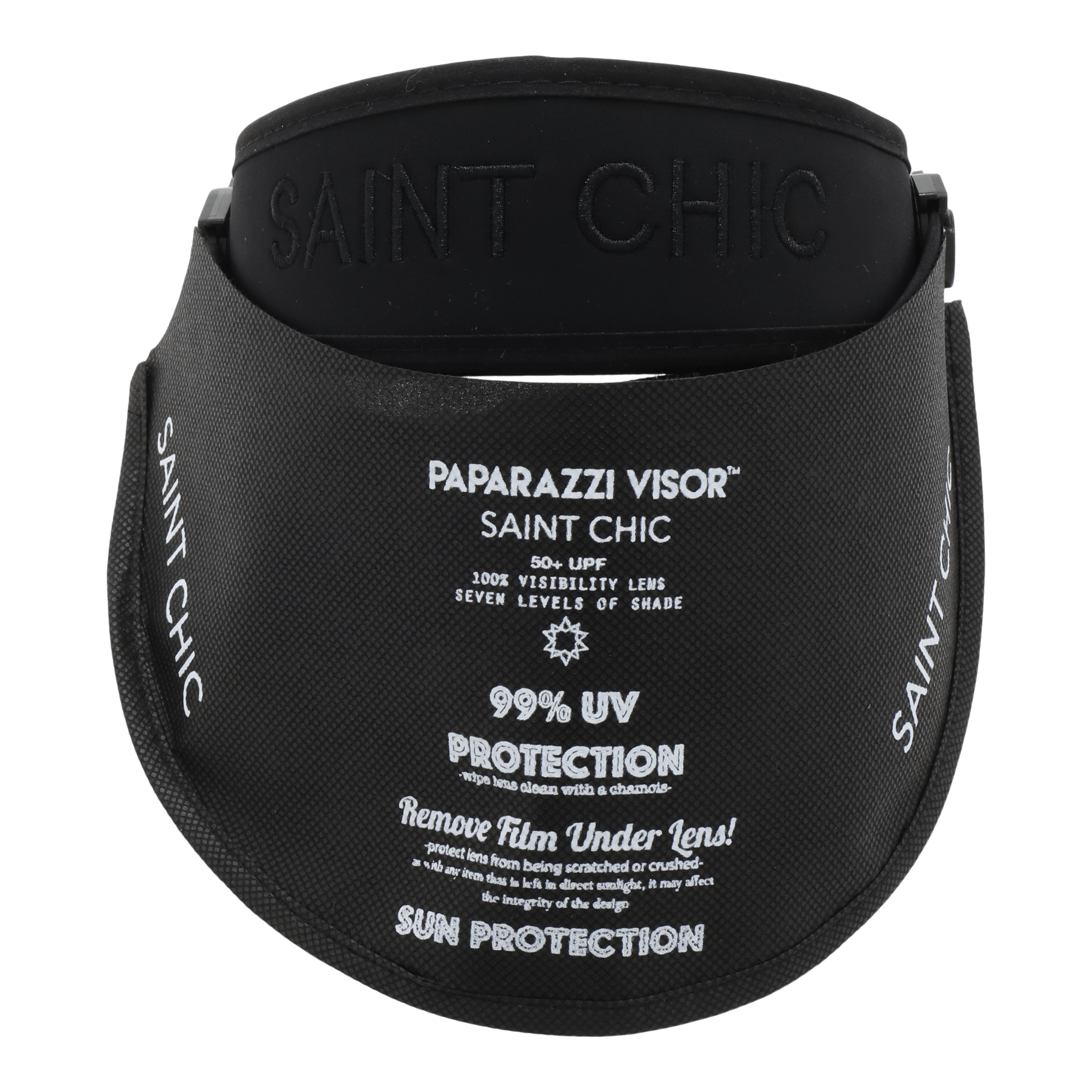 Chrome Anti Paparazzi Visor®-Hats-SAINT CHIC