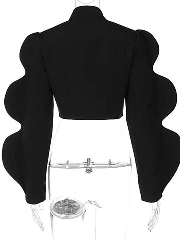 SAINT CHIC Coats & Jackets CRAZY-WAVY Crop Jacket