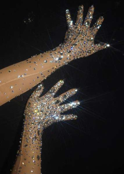 SAINT CHIC Gloves HOLLYWOOD Party Gloves Image principale du produit