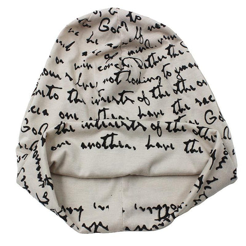 SAINT CHIC Hat SCRIPTED Beanie Hat