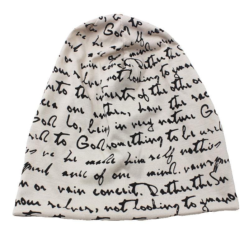 SAINT CHIC Hat SCRIPTED Beanie Hat