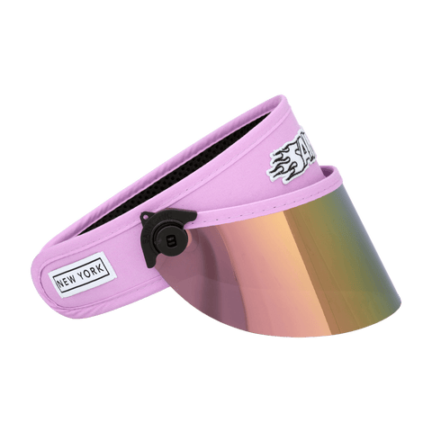 PURPLE FLAME PAPARAZZI VISOR™ 2.0 Sun Hat - SAINT CHIC