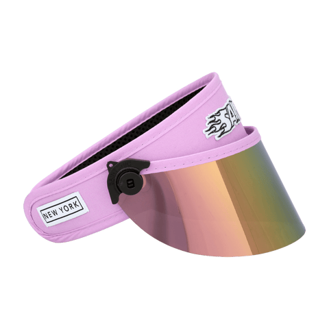 SAINT CHIC Hats PURPLE FLAME PAPARAZZI VISOR™ 2.0 Sun Hat