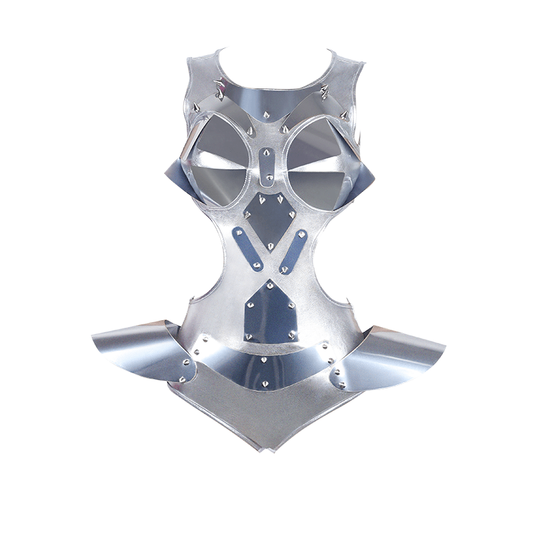 SAINT CHIC Silver / One Size JETTY Costume Bodysuit Image principale du produit