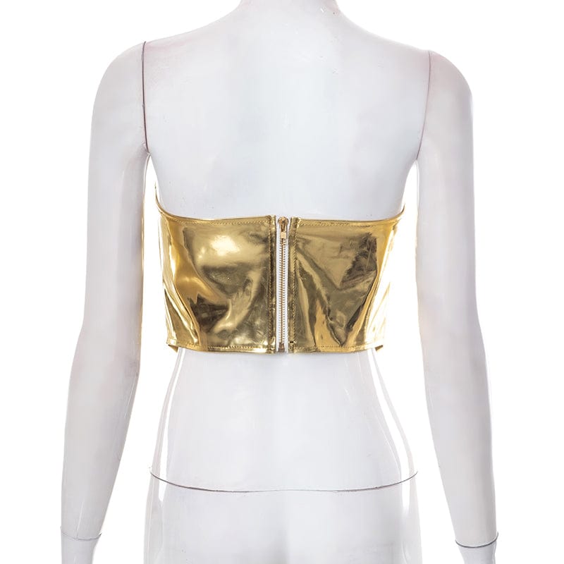 SAINT CHIC Top TIN Corset Top