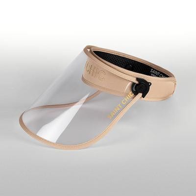 SAINT CHIC UV Visor One Size / Beige CLEAR Paparazzi Visor™ Long Lens